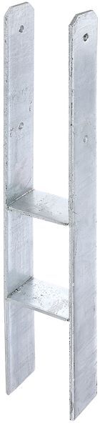 Alberts H Pfostenträger zum Einbetonieren lichte Breite 116 mm Höhe 800 mm Produktbild Alberts H Pfostenträger zum Einbetonieren lichte Breite 116 mm Höhe 800 mm