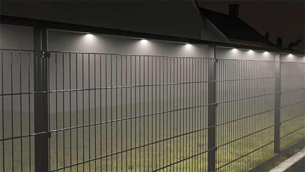 Produktbild Highlight-Set,vz,anthrazit RAL7016,Anzahl Leuchtmittel:6,Zaunlänge: 7,5 m bild 3