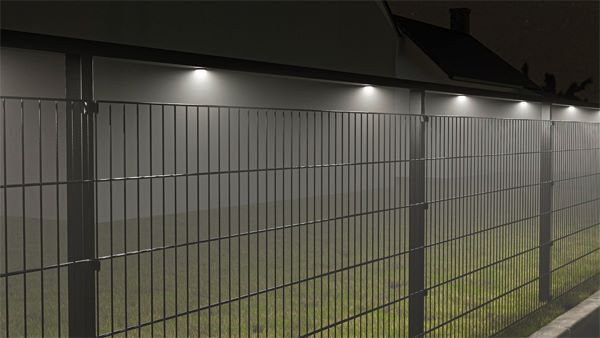 Produktbild Highlight-Set,vz,anthrazit RAL7016,Anzahl Leuchtmittel:10,Zaunlänge: 12,5 m bild 3