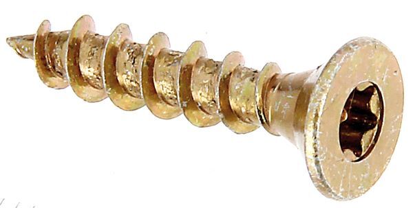 Alberts Holzschraube Medi Fix gelb verzinkt 5x25mm Box mit 16 Stück Produktbild Alberts Holzschraube Medi Fix gelb verzinkt 5x25mm Box mit 16 Stück