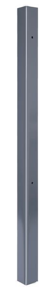 Alberts Klobenpfosten für Doppeltor Columbus Alu anthrazit 89x89x1600 mm Produktbild Alberts Klobenpfosten für Doppeltor Columbus Alu anthrazit 89x89x1600 mm