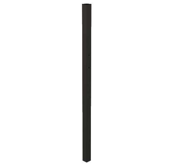 Alberts Klobenpfosten für Doppeltor Columbus Alu schwarz matt 89x89x1600 mm Produktbild Alberts Klobenpfosten für Doppeltor Columbus Alu schwarz matt 89x89x1600 mm bild 2