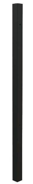 Alberts Klobenpfosten für Einzelltor Columbus Alu matt schwarz 60x60x2400 mm Produktbild Alberts Klobenpfosten für Einzelltor Columbus Alu matt schwarz 60x60x2400 mm