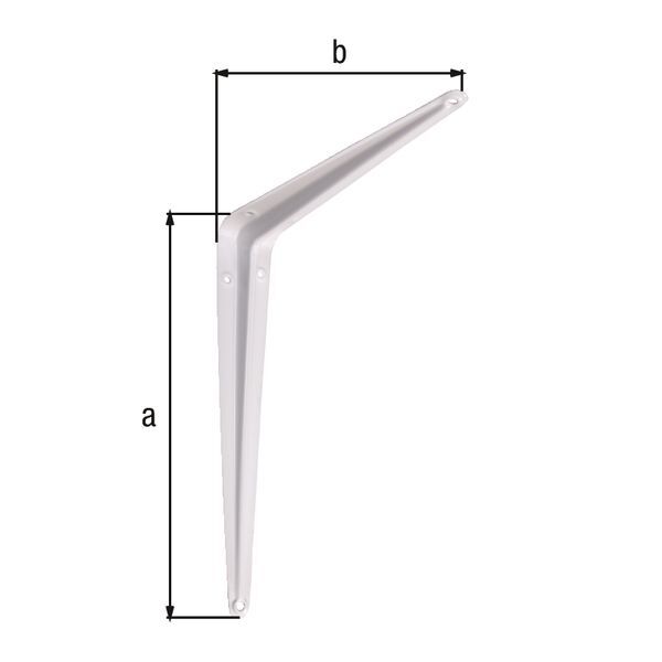 Alberts Konsole weiß lackiert Höhe 175 mm Tiefe 225 mm Alberts Konsole weiß lackiert Höhe 175 mm Tiefe 225 mm