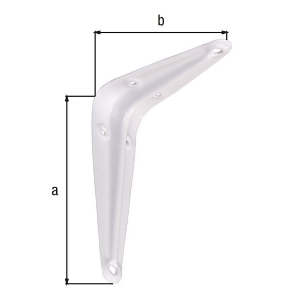 Alberts Konsole weiß lackiert Höhe 125 mm Tiefe 100 mm Produktbild Alberts Konsole weiß lackiert Höhe 125 mm Tiefe 100 mm bild 2