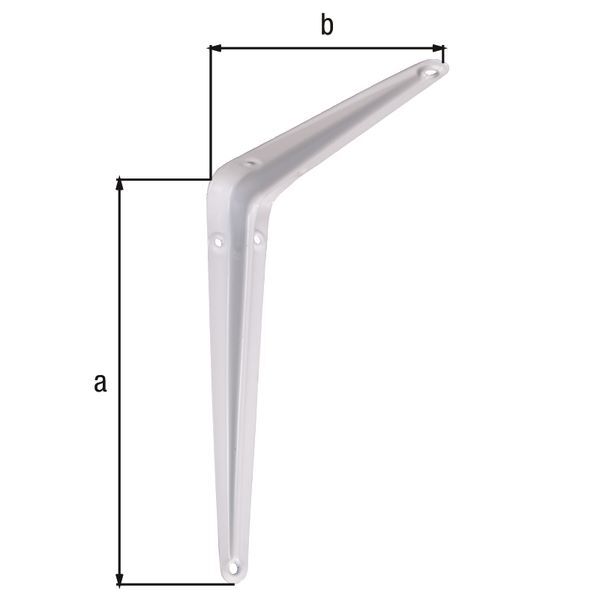Alberts Konsole weiß lackiert Höhe 200 mm Tiefe 150 mm Produktbild Alberts Konsole weiß lackiert Höhe 200 mm Tiefe 150 mm bild 2