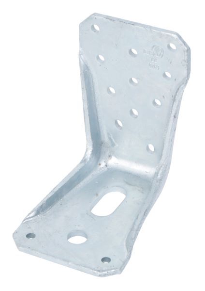 Alberts KR Winkelverbinder mit Langloch feuerverzinkt 95x85x65mm Produktbild Alberts KR Winkelverbinder mit Langloch feuerverzinkt 95x85x65mm