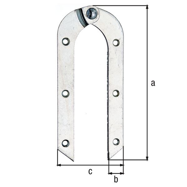 Alberts Leiterband verzinkt 200x21mm Gesamtbreite 88mm Alberts Leiterband verzinkt 200x21mm Gesamtbreite 88mm