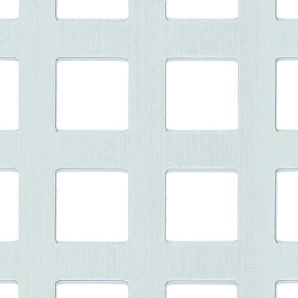 Alberts Lochblech 500 x 1000 x 0,8 mm silber eloxiert Lochung 10 x 10 mm Produktbild Alberts Lochblech 500 x 1000 x 0,8 mm silber eloxiert Lochung 10 x 10 mm