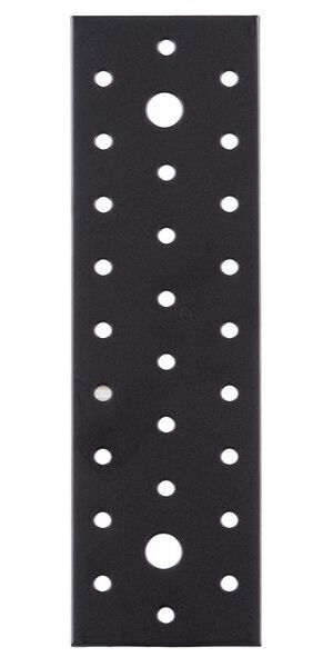 Produktbild Alberts Lochplatte verzinkt schwarz LxB 200x60 mm