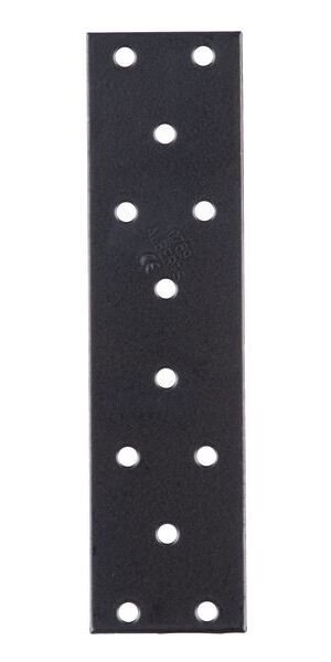 Produktbild Alberts Lochplatte verzinkt schwarz LxB 155x40 mm