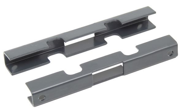 Alberts Mattenverbinder anthrazit für Gittermattenverbindung für Pfosten mit Bohrung Produktbild Alberts Mattenverbinder anthrazit für Gittermattenverbindung für Pfosten mit Bohrung