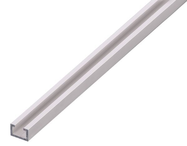 Alberts Nutprofil M8 Alu silber eloxiert 2000 x 17 x 11 x 2 mm Produktbild Alberts Nutprofil M8 Alu silber eloxiert 2000 x 17 x 11 x 2 mm