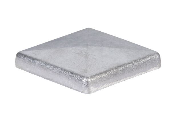 Produktbild Alberts Pfostenkappe 60x60mm für quadratische Metallpfosten mit Feder ALU