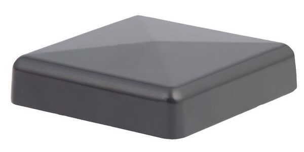 Produktbild Alberts Pfostenkappe 60x60mm für quadratische Metallpfosten mit Feder ALU anthrazit