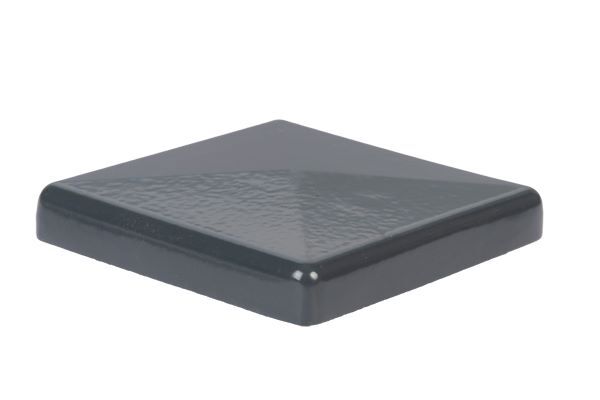 Produktbild Alberts Pfostenkappe 80x80mm für quadratische Metallpfosten mit Feder ALU anthrazit