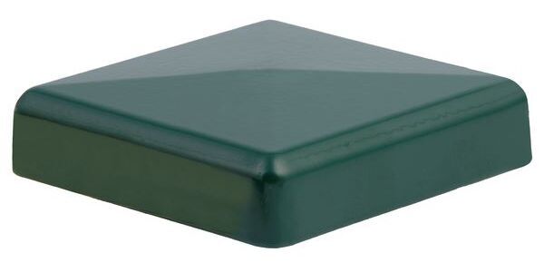 Produktbild Alberts Pfostenkappe 60x60mm für quadratische Metallpfosten mit Feder ALU grün