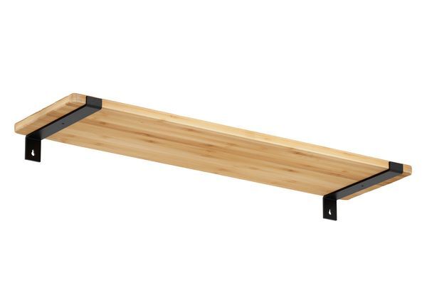 Produktbild Regalträger Ben,matt schwarz mit Feinstruktur kstbe. RAL 9005,62x209x30 mm bild 2