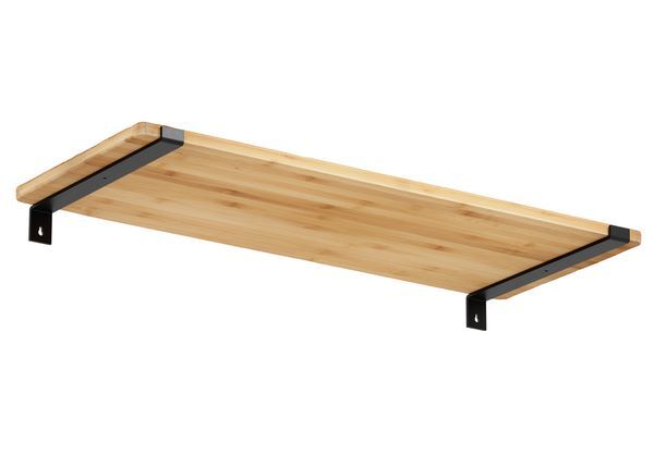 Produktbild Regalträger Ben,matt schwarz mit Feinstruktur kstbe. RAL 9005,62x309x30 mm bild 2