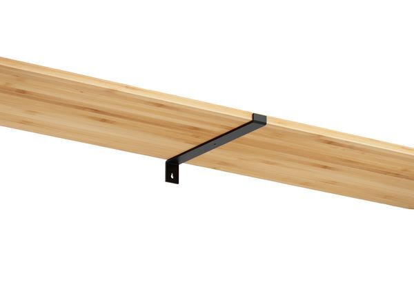 Produktbild Regalträger Ben,matt schwarz mit Feinstruktur kstbe. RAL 9005,62x309x30 mm bild 3