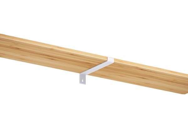 Produktbild Regalträger Ben, weiß mit Feinstruktur kstbe. RAL 9016, 62x209x30 mm bild 3