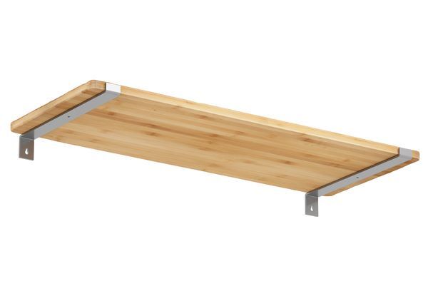 Produktbild Regalträger Ben, weißaluminium glänzend kstbe. RAL 9006, 62x309x30 mm bild 2