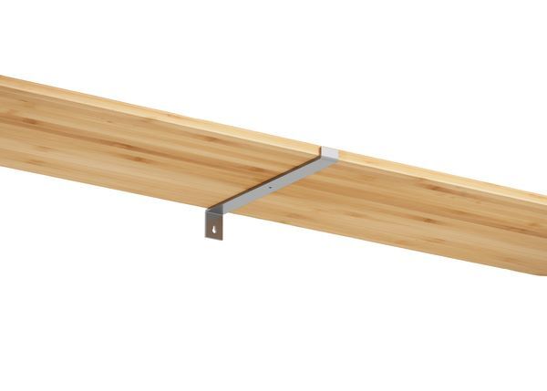 Produktbild Regalträger Ben, weißaluminium glänzend kstbe. RAL 9006, 62x309x30 mm bild 3