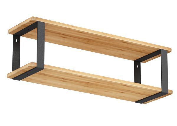 Produktbild Regalträger Conny,Eisenglimmer matt mit Feinstruktur kstbe. DB 703,180x180x30 mm bild 2