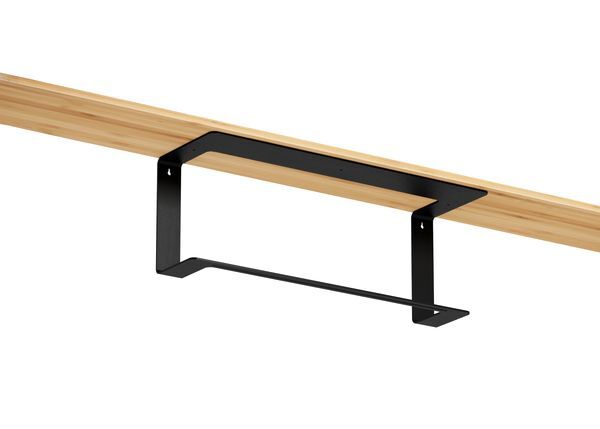 Produktbild Regalträger Donna,matt schwarz mit Feinstruktur kstbe. RAL 9005,180x150x500 mm bild 3