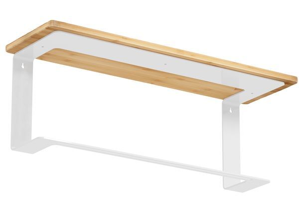 Produktbild Regalträger Donna, weiß mit Feinstruktur kstbe. RAL 9016, 180x150x500 mm bild 2