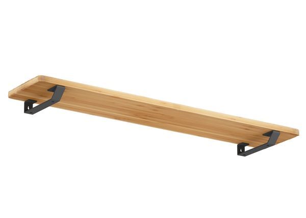 Produktbild Regalträger Emily,Eisenglimmer matt mit Feinstruktur kstbe. DB 703,40x205x30 mm bild 2