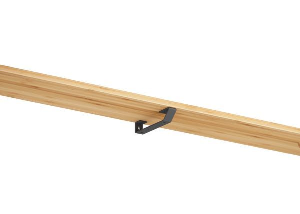 Produktbild Regalträger Emily,Eisenglimmer matt mit Feinstruktur kstbe. DB 703,40x205x30 mm bild 3