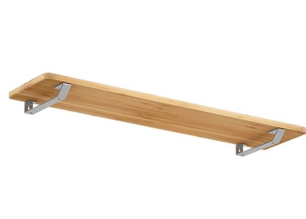 Produktbild Regalträger Emily, weißaluminium glänzend kstbe. RAL 9006, 40x245x30 mm bild 2