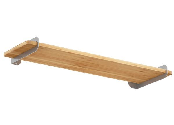 Produktbild Regalträger Finn, weißaluminium glänzend kstbe. RAL 9006, 60x220x50 mm bild 2