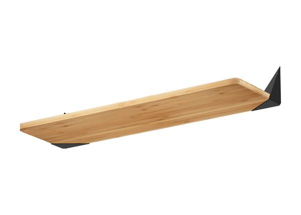 Produktbild Regalträger Hugo,matt schwarz mit Feinstruktur kstbe. RAL 9005,180x102x150 mm bild 2