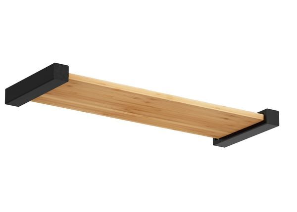 Produktbild Regalträger Jona,kataphoretisch aufgetragener schwarzer Tauchlack,40x220x40 mm bild 2
