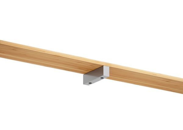 Produktbild Regalträger Mona, weißaluminium glänzend kstbe. RAL 9006, 60x200x40 mm bild 3