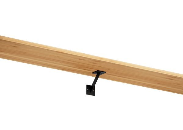 Produktbild Regalträger Nick,matt schwarz mit Feinstruktur kstbe. RAL 9005,50x100x100 mm bild 3
