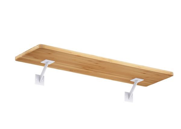Produktbild Regalträger Nick, weiß mit Feinstruktur kstbe. RAL 9016, 50x100x100 mm bild 2