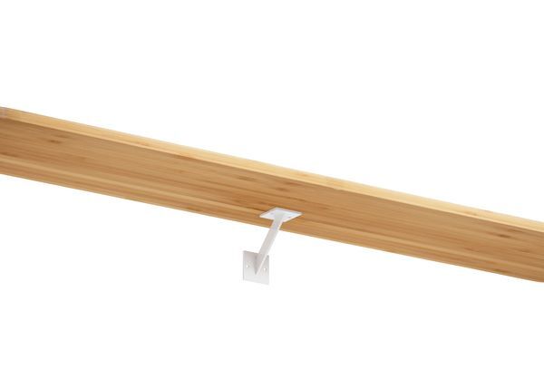 Produktbild Regalträger Nick, weiß mit Feinstruktur kstbe. RAL 9016, 50x100x100 mm bild 3