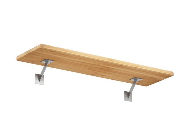 Produktbild Regalträger Nick, weißaluminium glänzend kstbe. RAL 9006, 50x100x100 mm bild 2