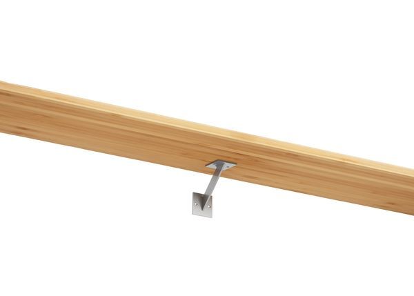 Produktbild Regalträger Nick, weißaluminium glänzend kstbe. RAL 9006, 50x100x100 mm bild 3