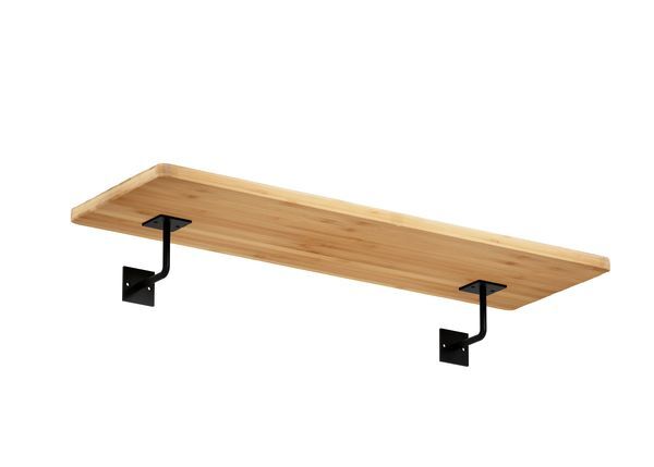 Produktbild Regalträger Oli,matt schwarz mit Feinstruktur kstbe. RAL 9005,50x100x100 mm bild 2