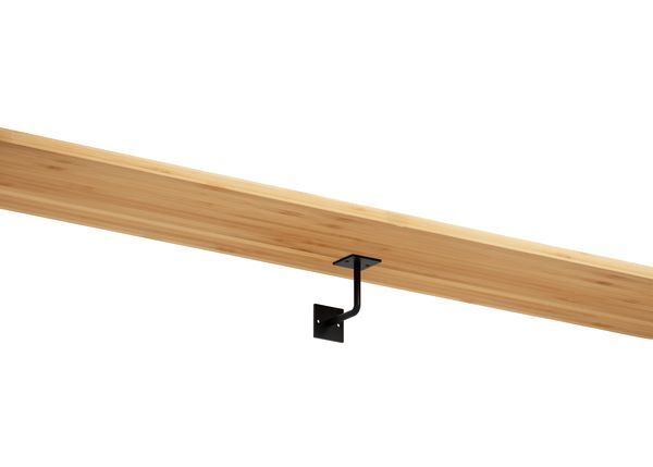 Produktbild Regalträger Oli,matt schwarz mit Feinstruktur kstbe. RAL 9005,50x100x100 mm bild 3
