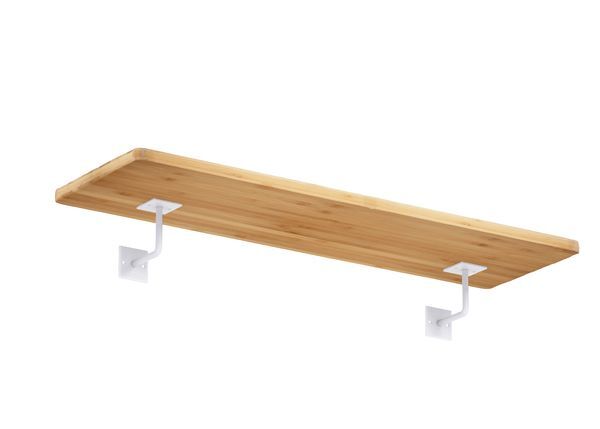 Produktbild Regalträger Oli, weiß mit Feinstruktur kstbe. RAL 9016, 50x100x100 mm bild 2