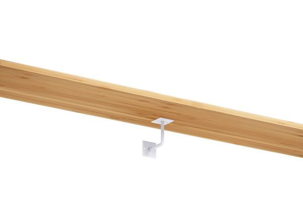 Produktbild Regalträger Oli, weiß mit Feinstruktur kstbe. RAL 9016, 50x100x100 mm bild 3