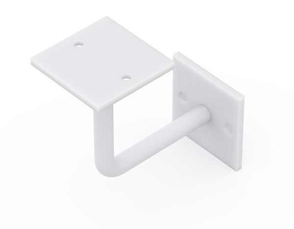 Produktbild Alberts Regalträger 50x100x100 mm Oli weiß mit Feinstruktur RAL 9016