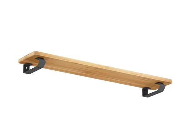 Produktbild Regalträger Pia,Eisenglimmer matt mit Feinstruktur kstbe. DB 703,60x205x45 mm bild 2