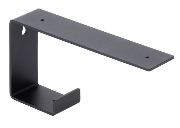 Produktbild Alberts Regalträger 100x200x45 mm Quinn matt schwarz mit Feinstruktur RAL 9005
