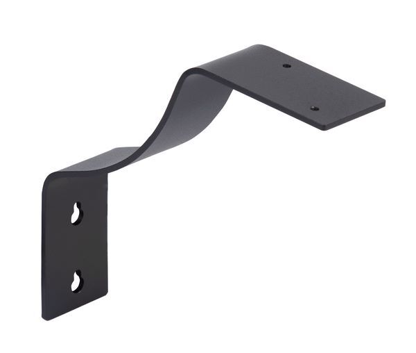 Produktbild Alberts Regalträger 180x180x45 mm Rico matt schwarz mit Feinstruktur RAL 9005